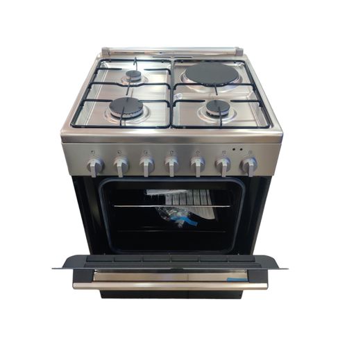 Electrolux Freestanding Combination Cooker 3 Gas 1 Electric -LKM620001- Inox(1 YR WRTY)