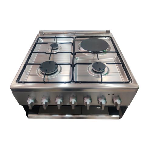 Electrolux Freestanding Combination Cooker 3 Gas 1 Electric -LKM620001- Inox(1 YR WRTY)