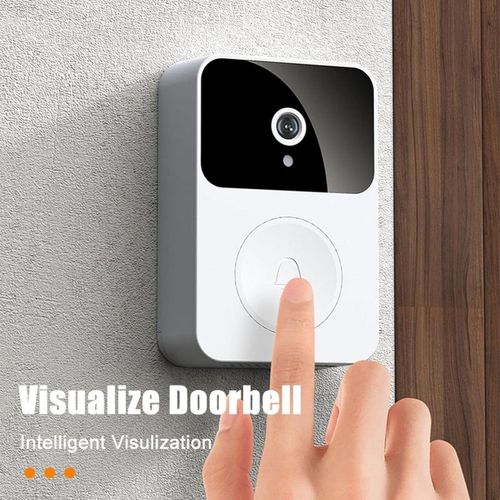 Smart WiFi Video Doorbell, 1080p HD Night Vision, Home Intercom Surveillance