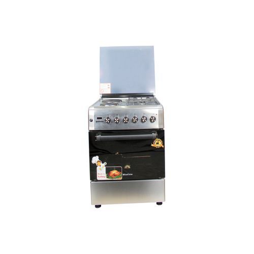 Blueflame D6022ERF Diamond 2 Gas And 2 Hotplate Cooker - Inox (5YRs WRTY)