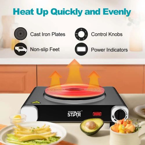 Stainless Steel Fast Cooking Solid Hotplate