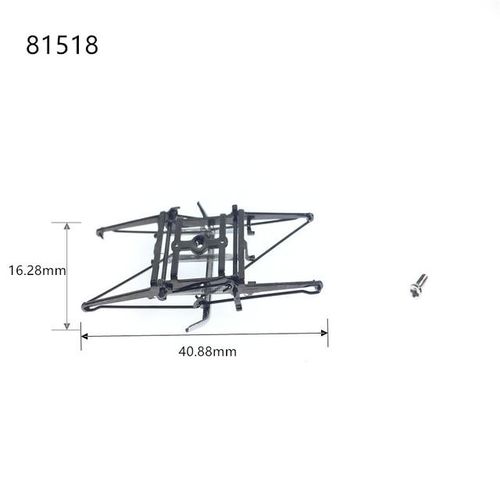 2Pcs HO Scale 1:87 Electric Traction Locomotive Train Arm Pantograph Accessories Alloy Can Be Powered