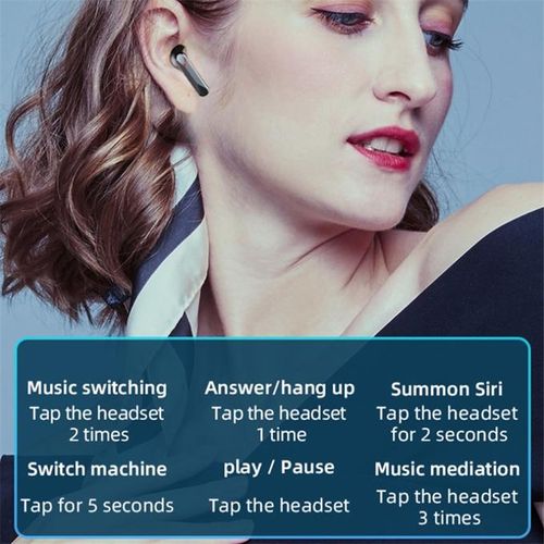 S20 Headphones Wireless 5.2 Headphones Mirror Digital Display Speaker Stereo Headphones Waterproof Headphones