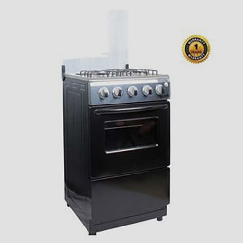 SPARK 50*50 3 Gas Burners +1 Electric Hot Plate P5031E-B - Black(1 Year)