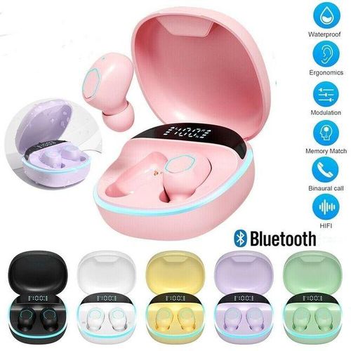 For Iphone For Samsung Tws Bluetooth Earphones Wireless Headphones Mini In Ear Pods With Digital Display Outdoor Sports Earbuds