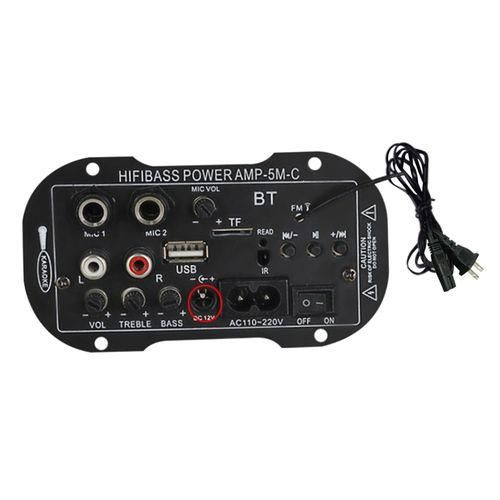 Audio Bluetooth Amplifier Board Mini Multicolor 4.61 X 2.6