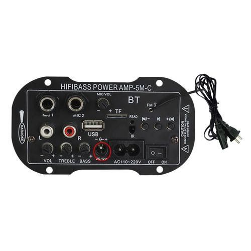 Audio Bluetooth Amplifier Board Mini Multicolor 4.61 X 2.6
