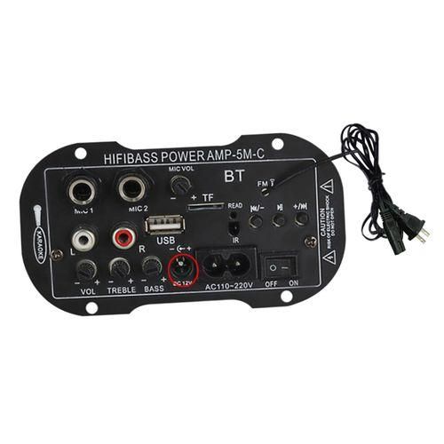 Audio Bluetooth Amplifier Board Mini Multicolor 4.61 X 2.6