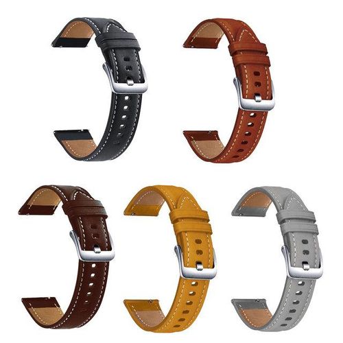 20mm 22mm Watch Strap For Samsung Galaxy Watch 42mm 46mm Gear S2 S3 Classic Frontier Soft Leather Smartwatch Wrist Band Bracelet