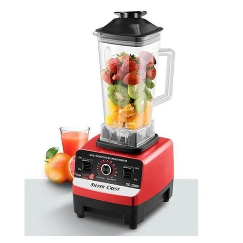silver crest Genuine Commercial Blender For Heavy Duty Works & Business - Red,Black