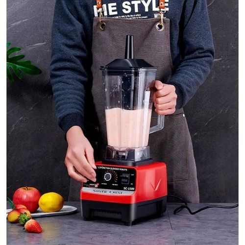 silver crest Genuine Commercial Blender For Heavy Duty Works & Business - Red,Black