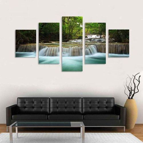 Home Decor Canvas Print Wall Art Modern Waterfall River Forest no frame 30x40x2 30x60x2 30x80 30x40x2 30x60x2 30x80