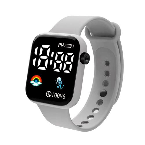 Electronic Watch Kids LED Digital Sports Watch-Grey
