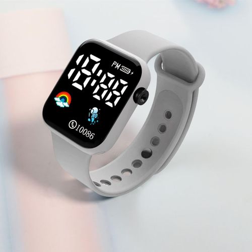 Electronic Watch Kids LED Digital Sports Watch-Grey