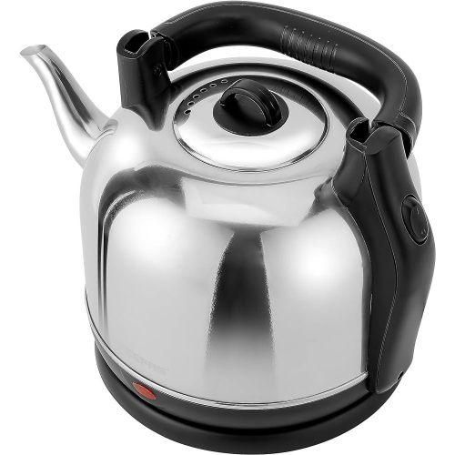 Simbaland Original 5L Extra Large Fast Heating Cordless Stainless Steel Kettle - Silver