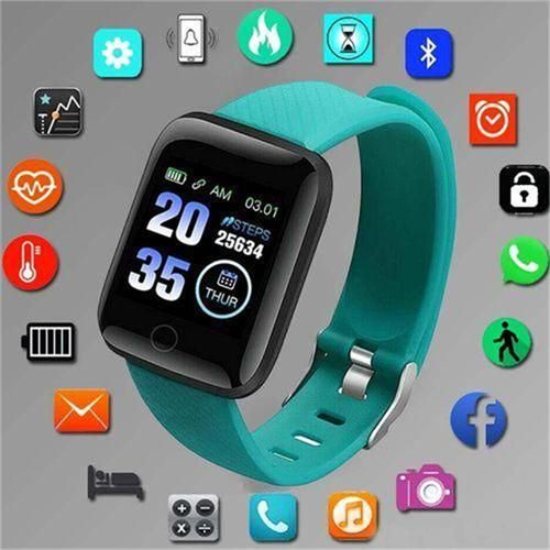 116plus Smart Watch Heart Rate And Blood Pressure Monitor