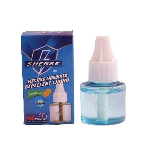 Mosquito Repellent Refil liquid ,45ml, Orange Scent - Transparent