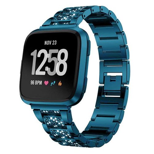Nice Looking New Diamond Watch Strap For Fitbit Versa 3 4 1 2 Se Band For Fitbit Sense 1 2 Strap Bracelet Watch Band
