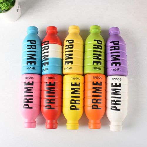 Anti-Stress Prime Drink Bottle Plushie Relief Squeeze Toy Soft Stuffed Latte Americano Coffee Kids Birthday Prop Decor