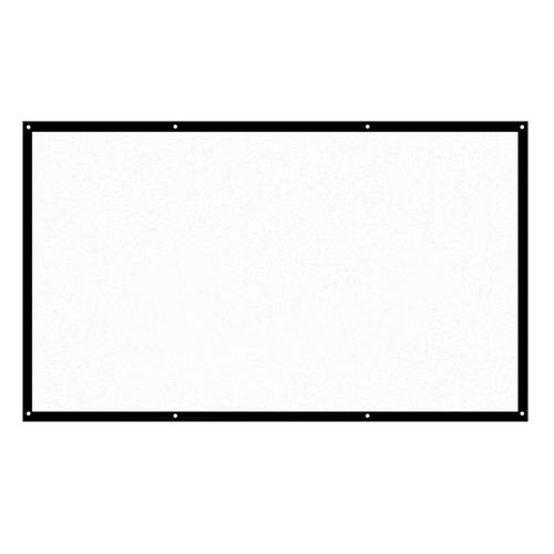 120-inch 16:9 Projector Screen Portable HD Projection Screen Foldable Wall Mounted For Home Theater Office Movies Indoors Outdoors NO5124