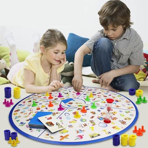 Puzzle Kids Detectives Looking Chart Board Game Plastic Puzzle Brain Training Education Game Kit