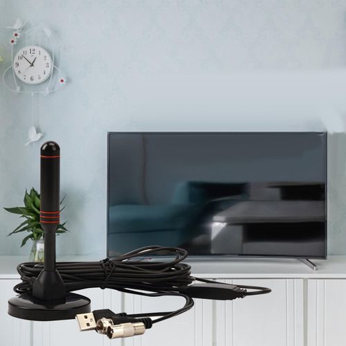 Indoor Digital TV Antenna USB Home 14.77ft Cable Long