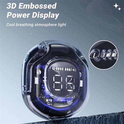 Transparent Lantern Air39 Ultrapods PRO TWS 5.3 Bluetooth Headset Wireless Headset LED Display Touch