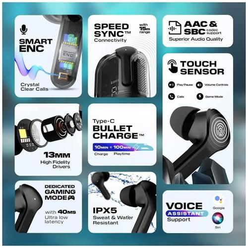 Transparent Lantern Air39 Ultrapods PRO TWS 5.3 Bluetooth Headset Wireless Headset LED Display Touch