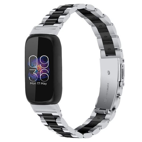 Stainless Steel Strap For Fitbit Inspire 3 Smart Bracelet Band Three-Bead Metal Belt For Fitbit Inspire 3 Wristband Accessories