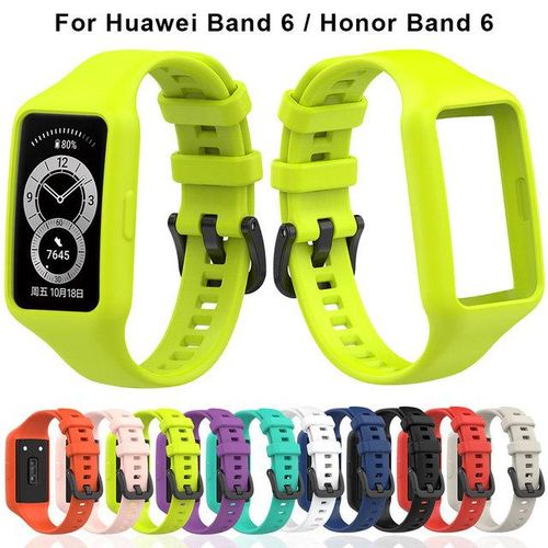 Silicone Strap For Huawei Band 7 6 Smart Rubber Watchband Bracelet For Honor Band 6 7 Watch Smartwatch Sports Watch Band Straps