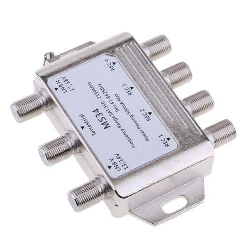 3X4 Multi Switch LNB  FTA 4 Output Combiner LNBF Dish MS34