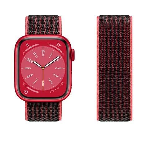 Strap for apple watch band 44mm 40mm 45mm 41mm 38mm 42mm Sport Nylon Loop bracelet Correa iWatch Series 9 8 se 7 6 5 4 3 Ultra 2