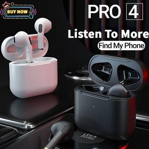 Pro 4 black bluetooth headphones stereo headphones earplugs
