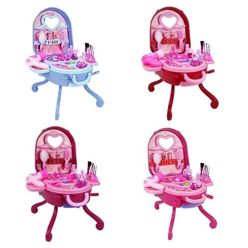 36Pcs Kids Makeup Kit for Girls Playing Make Up Set Toy for 3 4 5 6 7 8 9 10 Years Old Girls Pretend Dress-Up Beauty Set