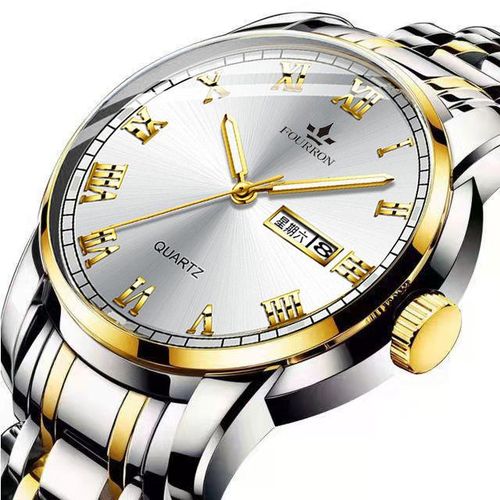 Switzerland 2024 new fully automatic mechanical waterproof precision steel strip double calendar