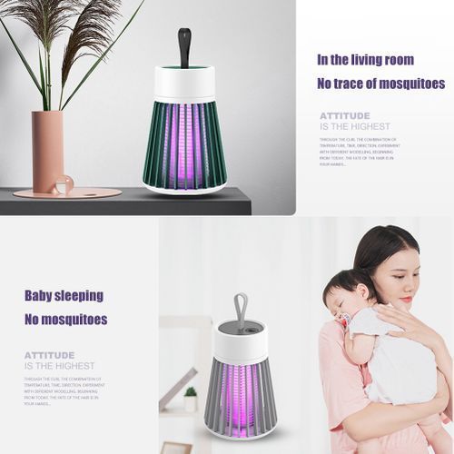 Electric Mosquito Killer Lamp LED UV Mosquito Repellent Lamp - White