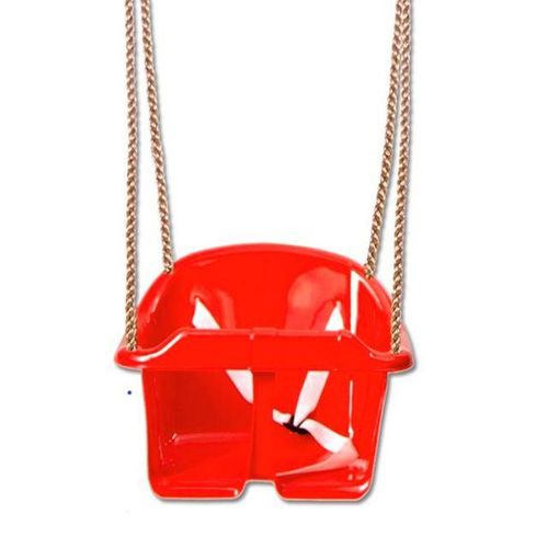 Rope Low Back Full Bucket Swing for Seat for Kids with Rope & Mounting Rings
