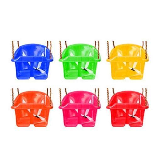 Rope Low Back Full Bucket Swing for Seat for Kids with Rope & Mounting Rings