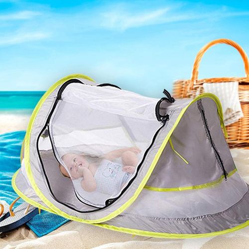 Baby Travel Tent Portable UPF 50+ Sun Shelters Infant Pop Up Folding Outdoor Beach Mosquito Net Toy Sun Shade For Newborn Bed