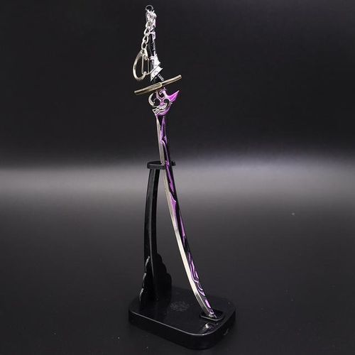 Genshin Impact Cuentas Beelzebul Katana Katana s Samurai Toys for Boy s Real Steel Anime s Keychain