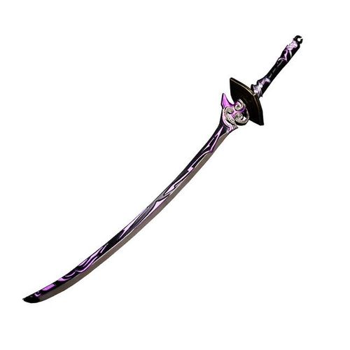 Genshin Impact Cuentas Beelzebul Katana Katana s Samurai Toys for Boy s Real Steel Anime s Keychain