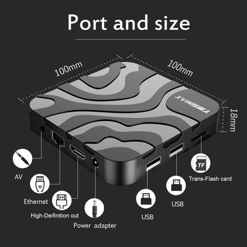 Android 12.0 TV Box T95MAXH618 QuadcoreA53 Smart TV Box
