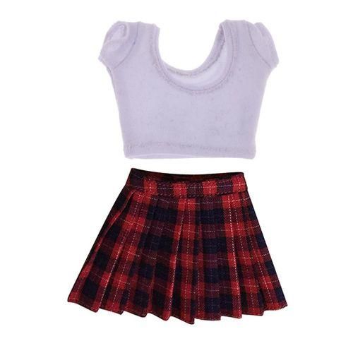 16 Scale Crop Plaid Skirt For 12inch Action Figures