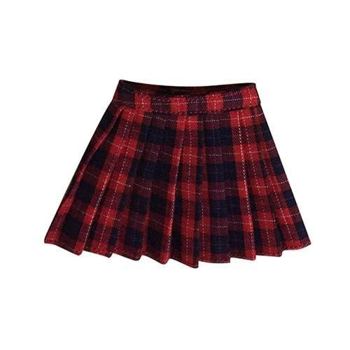 16 Scale Crop Plaid Skirt For 12inch Action Figures