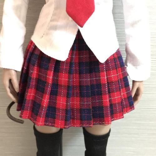 16 Scale Crop Plaid Skirt For 12inch Action Figures