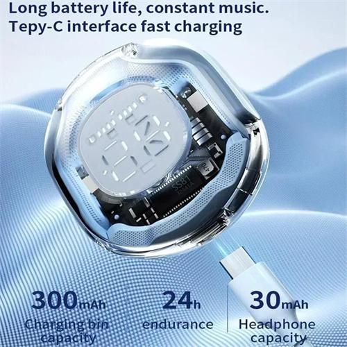 Air39 Wireless Earbuds LED Digital Display Bluetooth 5.3 Headphones Touch Control In-Ear Music Headphones for iPhone