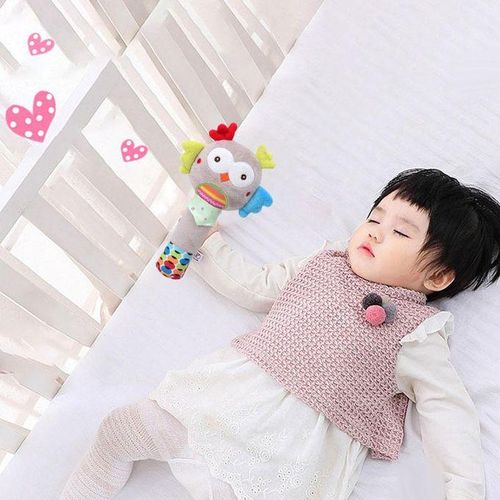 Baby Rattle  Developmental Educational Development Stuffed Babies Owl