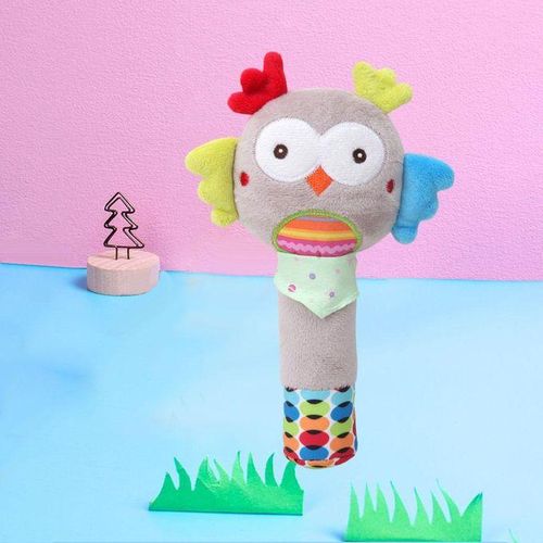 Baby Rattle  Developmental Educational Development Stuffed Babies Owl