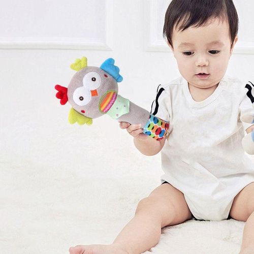 Baby Rattle  Developmental Educational Development Stuffed Babies Owl