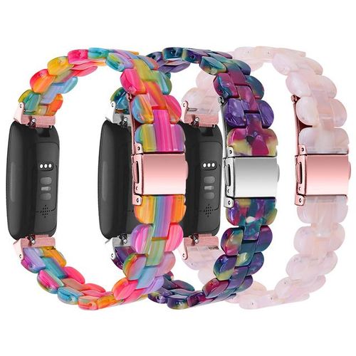 New Design Resin Bracelet Strap For Fitbit Inspire 1 2 3 Women Men Watch Band Loop For Fitbit Inspire Hr Wrist Correa